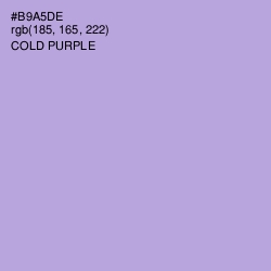 #B9A5DE - Cold Purple Color Image